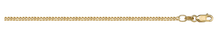 Load image into Gallery viewer, Gold Curb Chain in Yellow or White 1.8mm
