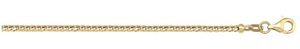 Gold Franco Chain in Yellow or White 2.0mm