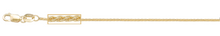 Load image into Gallery viewer, Gold Wheat Chain in Yellow, White, or Rose Gold 1.3mm
