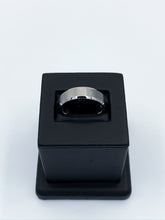 Load image into Gallery viewer, Brush &amp; Beveled Tungsten Ring
